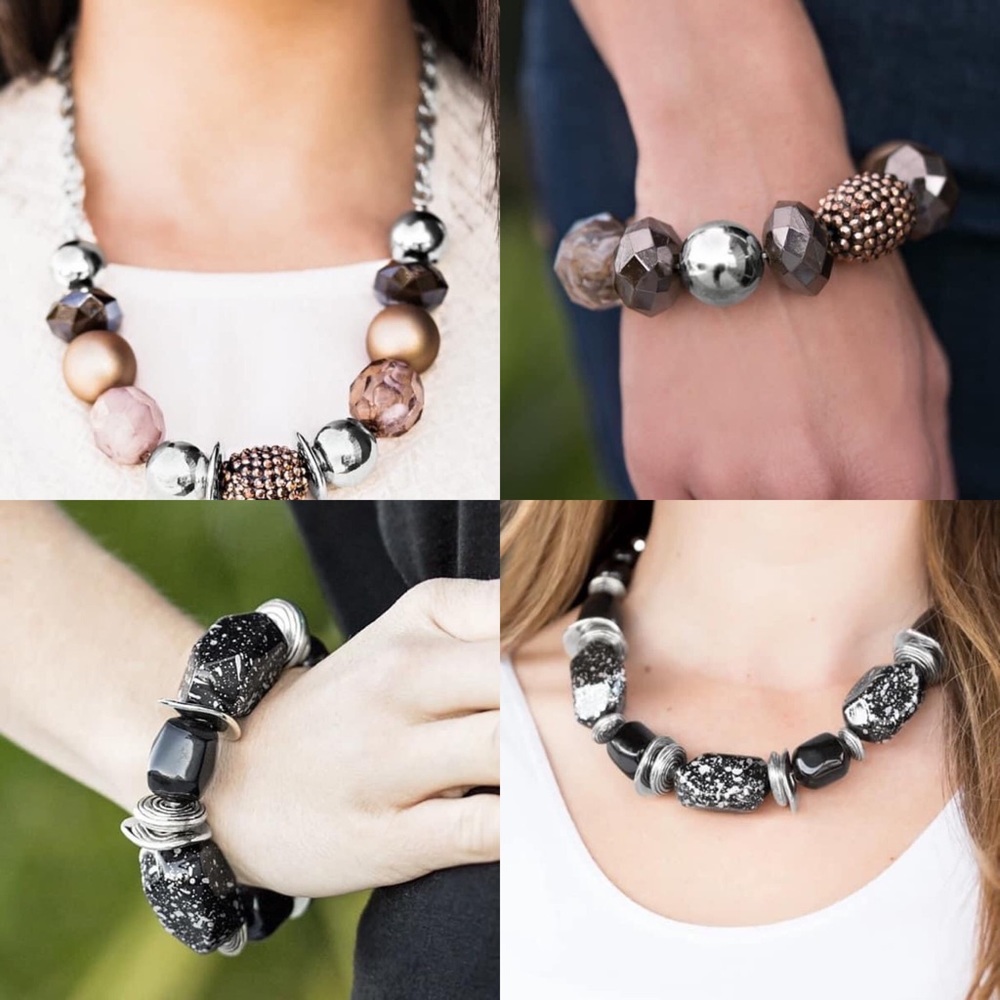 (2) Necklace &Bracelet Sets